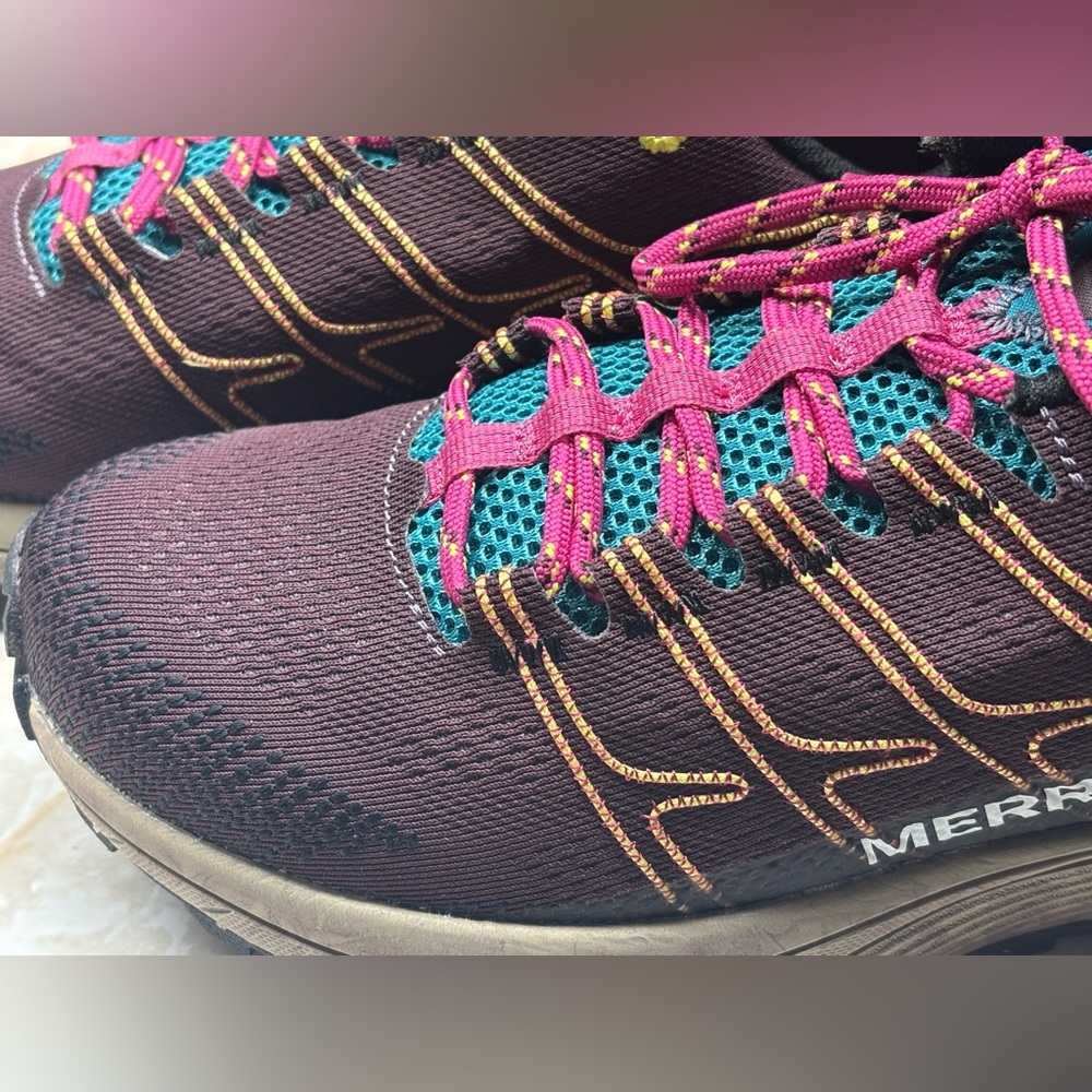 Women’s 7.5 Merrell Moab Flight Hiking Shoe New - Picture 4 of 9